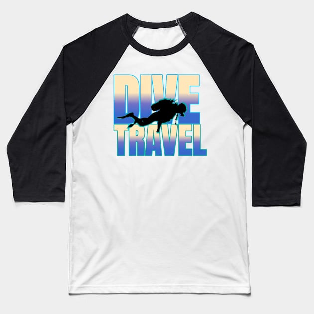 Scuba diving t-shirt designs Baseball T-Shirt by Coreoceanart